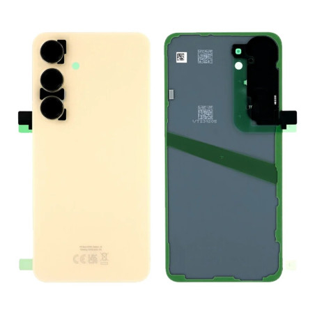 Vitre arrière Samsung S24 Jaune Ambre OFFICIELLE (S921) GH82-33101D