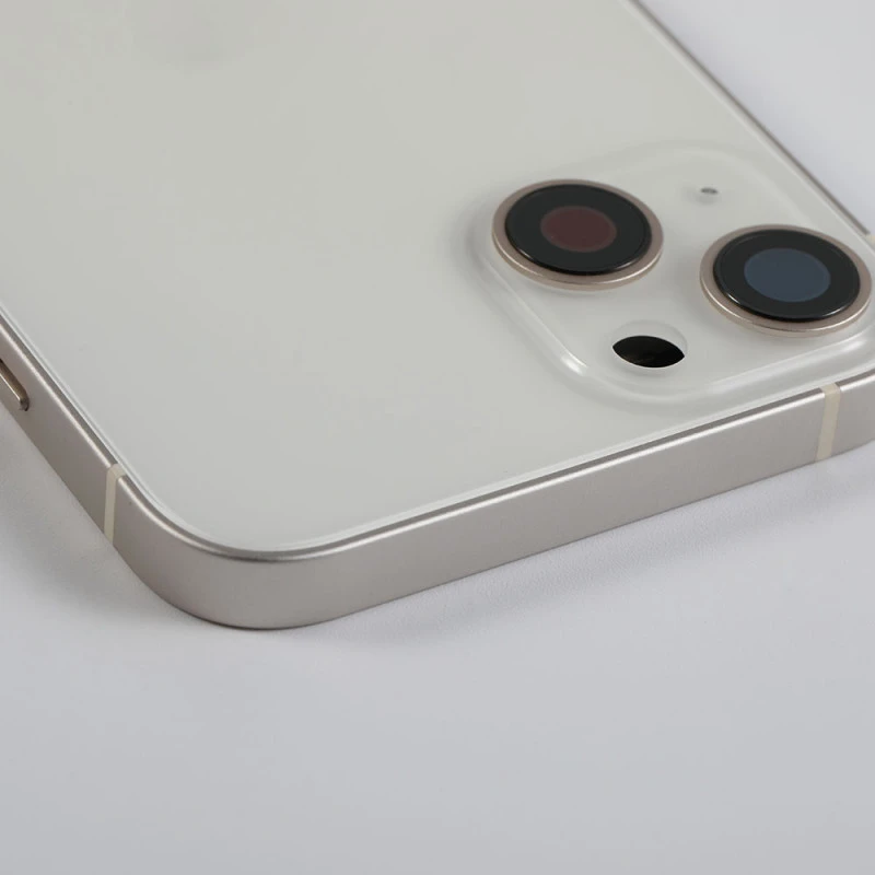 Chassis nu avec vitre arrière Blanc iPhone 13  - Outils Offerts