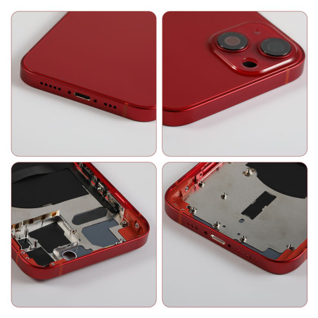 iPhone 13 Red ‘back Glass’ bare chassis  - Free Tool Kit