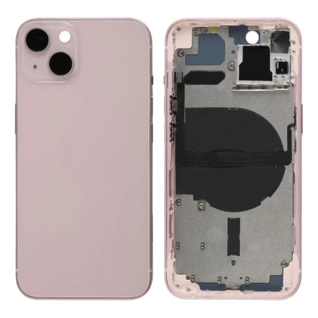 Chassis nu avec vitre arrière Rose iPhone 13