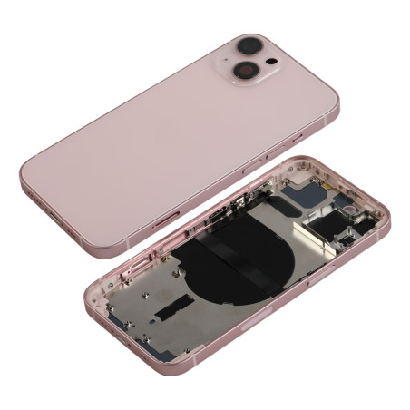 Chassis nu avec vitre arrière Rose iPhone 13