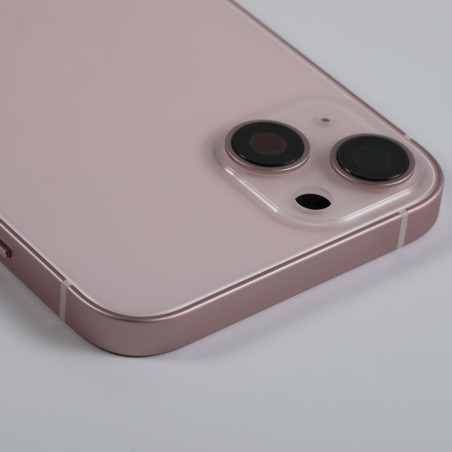 Blankes Gehäuse mit „rückglas“ in Rose für das iPhone 13  – Kostenloses Werkzeugset