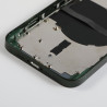 Chassis nu avec vitre arrière Vert iPhone 13  - Outils Offerts