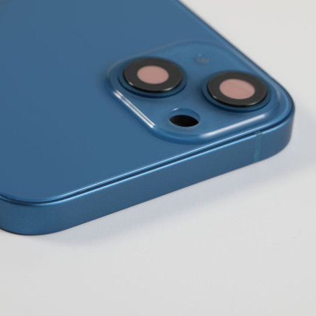 Chassis nu avec vitre arrière Bleu iPhone 13  - Outils Offerts