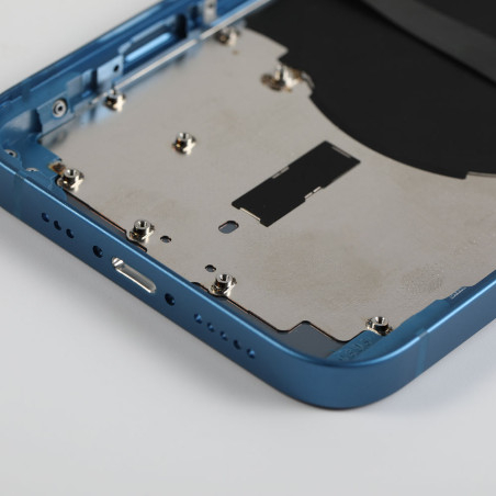 iPhone 13 Blue ‘back Glass’ Bare Frame  - Free Tool Kit