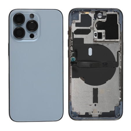 Chassis nu avec vitre arrière Bleu Alpin iPhone 13 Pro