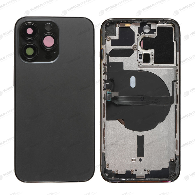 Chassis nu avec vitre arrière Noir Graphite iPhone 13 Pro