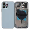 Chassis nu avec vitre arrière Bleu iPhone 13 Pro Max