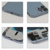 Chassis nu avec vitre arrière Bleu iPhone 13 Pro Max  - Outils Offerts