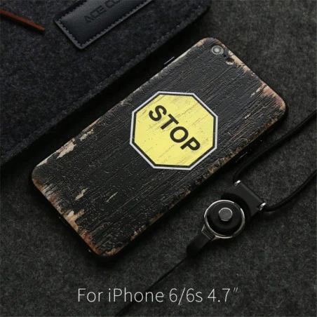 Coque Style Vieux Bois Usé iPhone 6 6S