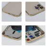 Bare chassis with iPhone 13 Pro Max ‘back Glass’ gold - Free Tool Kit