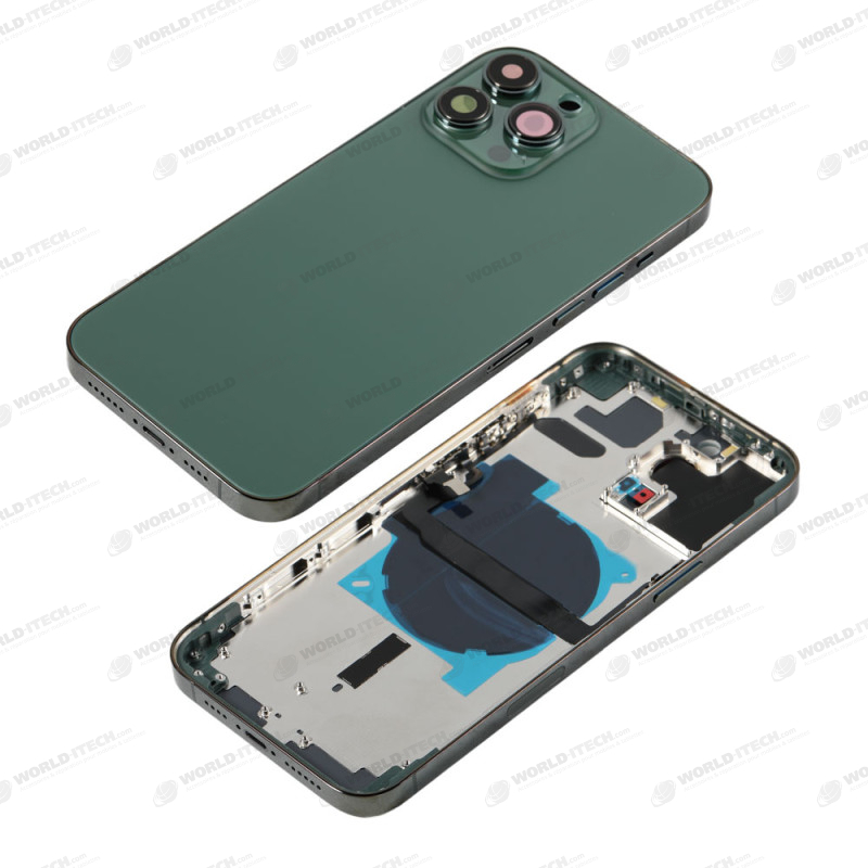 Chassis nu avec vitre arrière iPhone 13 Pro Max(Version US) vert alpin