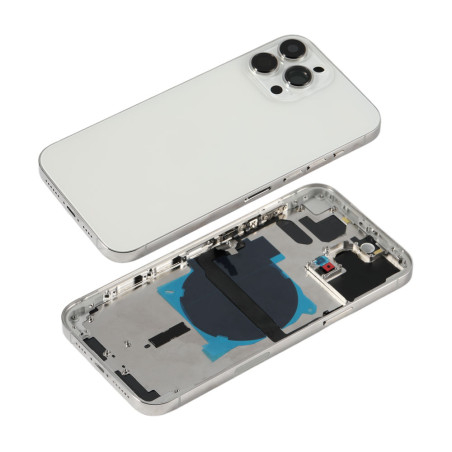 Chassis avec vitre arrière bleu alpin iPhone 13 pro Max - KIT OUTILS OFFERTS