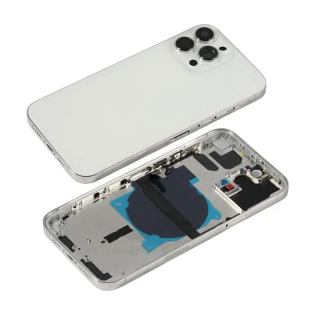 Chassis avec vitre arrière bleu alpin iPhone 13 pro Max - KIT OUTILS OFFERTS